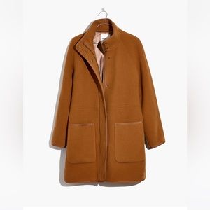NWT Madewell Estate Cocoon Coat - Camel, Size M •offers welcome•